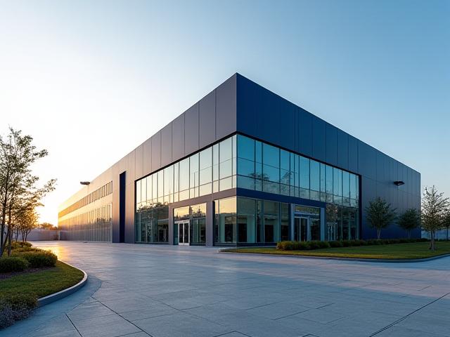 Modern automated manufacturing facility in Mexico representing nearshoring growth