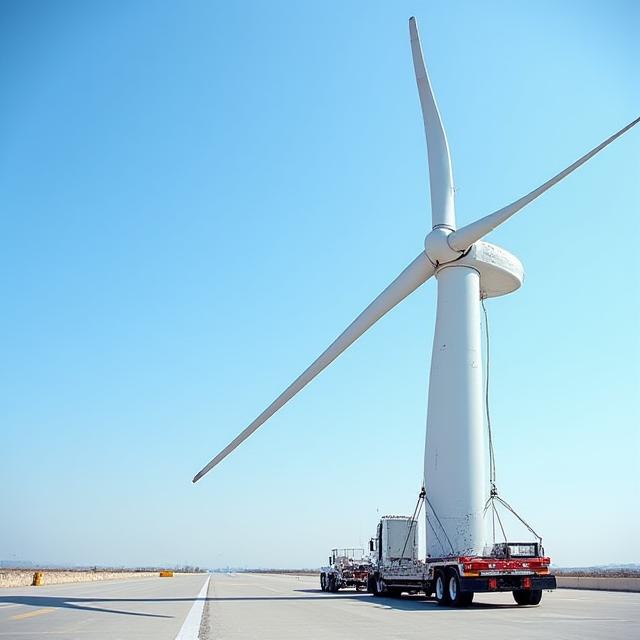 Energy sector equipment hauling transformer